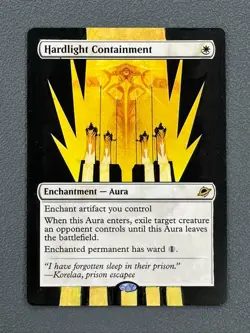 Hardlight Containment MTG Edge of Eternities Hand Painted Borderless Altered Art - Image 1