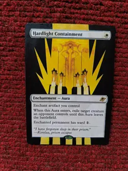 Hardlight Containment MTG Edge of Eternities Hand Painted Borderless Altered Art - Image 2