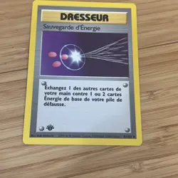 Pokemon Sauvegarde d'Energie 1st Edition FRENCH Base Set #81/102 - Image 1