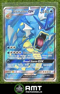 Gyarados GX 2017 Pokemon Sun & Moon Crimson Invasion #101/111 Rare Ultra - Image 1