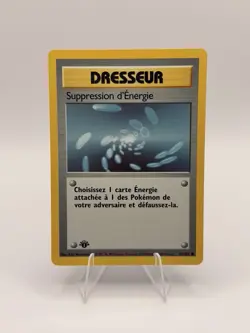 Pokemon Suppression d'Energie Base Set 1st Edition 92/102 Common Trainer French… - Image 1