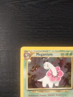 Pokemon Meganium Holo Rare Neo Genesis 10/111 Wizards of the Coast 2000 Card - Image 2
