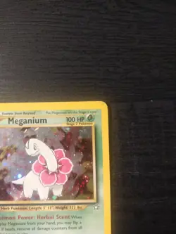 Pokemon Meganium Holo Rare Neo Genesis 10/111 Wizards of the Coast 2000 Card - Image 3