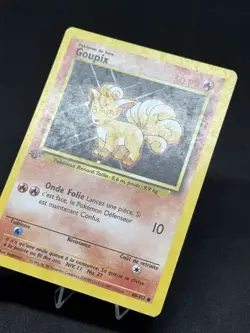 Pokemon TCG Vulpix Base Set 68/102 50 HP Basic 1999 French 1st Edition - Image 2