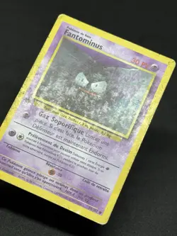 Pokemon TCG Gastly Base Set 50/102 30 HP Basic 1999 French 1st Edition Card - Image 2