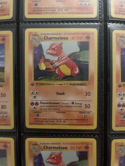Pokemon TCG Charmeleon Base Set Shadowless 1st Edition - Image 1