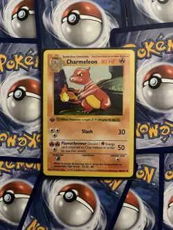 Pokemon TCG Charmeleon Base Set Shadowless 1st Edition - Image 3