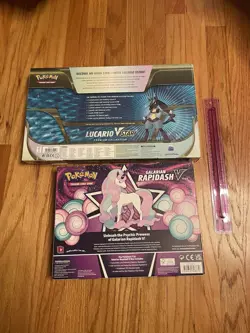 Pokemon TCG Lucario VSTAR Premium Collection and Galarian Rapidash V Box - Image 2
