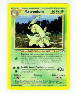 ~FR~ FRENCH Macronium 29 Neo Genesis Bayleef Pokemon Card (g4) - Image 1