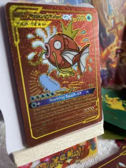 Magikarp & Wailor Gx Multi Coloured Foil 💥Fan Art💥Pokemon Inspired Card NM - Image 2