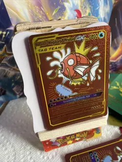 Magikarp & Wailor Gx Multi Coloured Foil 💥Fan Art💥Pokemon Inspired Card NM - Image 3