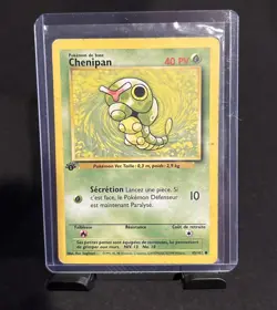 [French] Pokemon Card - 1st Edition Chenipan Caterpie (45/102) Base Set Low Pop - Image 1