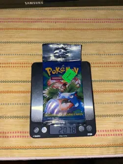 Pokemon Base Set Sealed Booster Pack Auction Starts at 88 cents! - Image 1