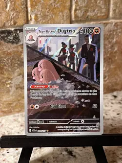 Pokemon TCG Team Rocket's Dugtrio Illustration Rare Me: Ascended Heroes 239/217 - Image 3