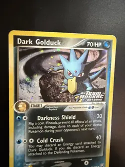 Pokemon TCG Dark Golduck 35/109 ex Team Rocket Returns Stamped 2004 Holo NM - Image 2