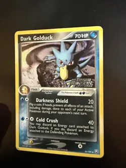 Pokemon TCG Dark Golduck 35/109 ex Team Rocket Returns Stamped 2004 Holo NM - Image 3