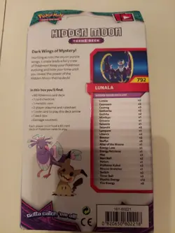 POKEMON TRADING CARD GAME SUN AND MOON HIDDEN MOON THEME DECK NEW - Image 2
