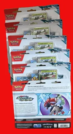6 x JOURNEY TOGETHER 3 Booster Packs w/Sneasel factory sealed 18 total pk - Image 2
