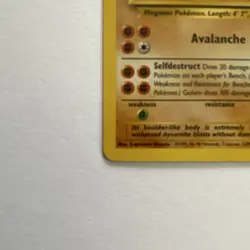 Pokemon Golem 80 HP Uncommon 36/62 Fossil 1999 Wizards English TCG Card - Image 5