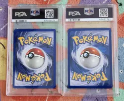 2001 Pokemon Pikachu Black Star promo #26 + 2010 Noctowl 8/123 holo PSA graded - Image 2