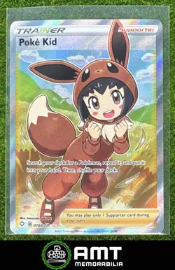 Poke Kid 2021 Pokemon Sword & Shield Shining Fates #070/072 Ultra Rare - Image 1