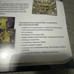 Pokemon TCG Scarlet & Violet SURGING SPARKS Elite Trainer Box FACTORY SEALED ETB - Image 4