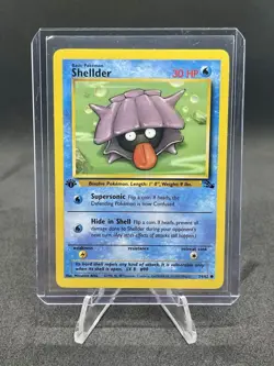 Pokemon TCG Shellder Fossil 54/62 Regular 1999-2000 Wizards Base Set Common - Image 1