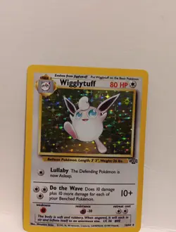Pokemon TCG Wigglytuff 16/64 Jungle Holo EX Rare Vintage WOTC Fast Shipping - Image 2