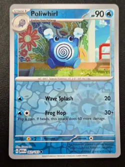 Pokemon TCG Poliwhirl - Common SV: Scarlet & Violet 151 061/165 NM - Image 1