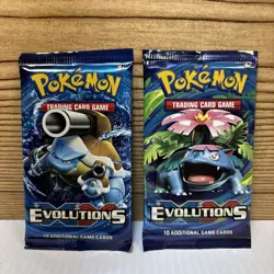 2x Pokemon Tcg Evolutions Booster Packs 2016 XY Factory Sealed (f) 820650801556 - Image 1