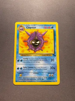 Pokemon TCG - Cloyster - Fossil Unlimited - 32/62 - Wizards 1999-2000 - Image 1