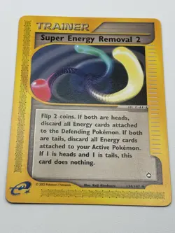Super Energy Removal 2 - 134/147 Aquapolis - Pokemon TCG NM - Image 2