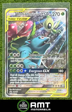 Celebi & Venusaur Tag Team GX 2016-19 Pokemon SM Black Star Promos #SM167 #3 - Image 1