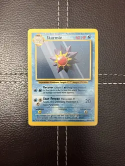 Pokemon TCG - Starmie - 64/102 - Unlimited Base Set - NM Common (1999) - Image 1