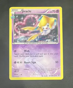 Jirachi RC13/RC32 Generations Radiant Collection Holo Full Art LP Pokemon TCG - Image 1