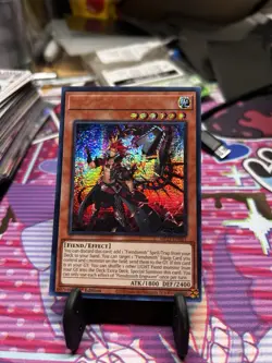 Yugioh Fiendsmith Engraver MP25-EN081 No Name No Imprint Misprint Secret Error - Image 1