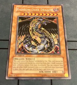 Rainbow Dark Dragon - Secret Rare 1st Edition PTDN-EN003 Mint Condition EURO - Image 2