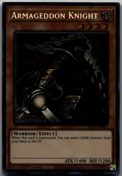 Armageddon Knight (Secret Rare) Secret Rare Quarter Century Bonanza RA03-EN002 L - Image 1