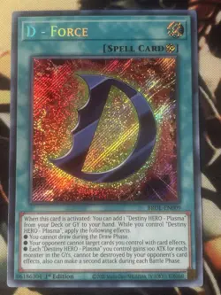 Yugioh: D - Force - BROL-EN009 - Secret Rare - 1st Edition - NM - Image 1