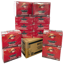 Lot (12) One Piece OP-13 Carrying On His Will English Booster Boxes w/Open Case - Image 1