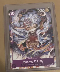Monkey.D.Luffy P-041 - Starter Deck 18: PURPLE One Piece TCG Promo Near-Mint - Image 3