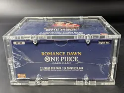 One Piece OP-01 Romance Dawn White Bottom English Booster Box Sealed W/ Acrylic - Image 5