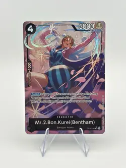 2025 One Piece Azure Sea's Seven Mr 2 Bon Kurei Bentham Alternate Art #OP14-091 - Image 1