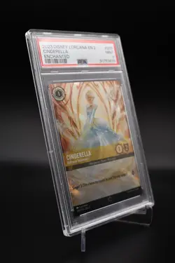 2023 DISNEY LORCANA CINDERELLA BALLROOM SENSATION 205/204 ENCHANTED PSA 9 - Image 2