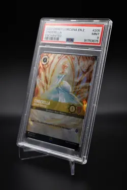 2023 DISNEY LORCANA CINDERELLA BALLROOM SENSATION 205/204 ENCHANTED PSA 9 - Image 4