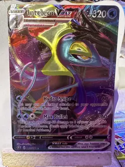 Inteleon VMAX Shiny 🕺Fan Art🕺Holo Card Limited Edition Collectable Card - Image 2