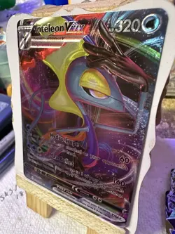 Inteleon VMAX Shiny 🕺Fan Art🕺Holo Card Limited Edition Collectable Card - Image 3
