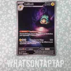 Pokemon Card Bellibolt 201/197 Secret Rare Scarlet Violet Obsidian Flames LP - Image 1