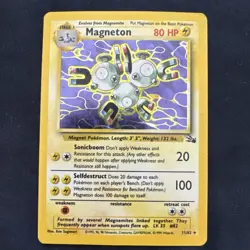 Magneton 11/62 Fossil Holo Rare Pokemon Card EX - Image 1