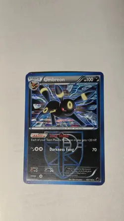 Pokemon Umbreon TCG Team Plasma Freeze Card 64/116 Regular Exclusive - Image 1